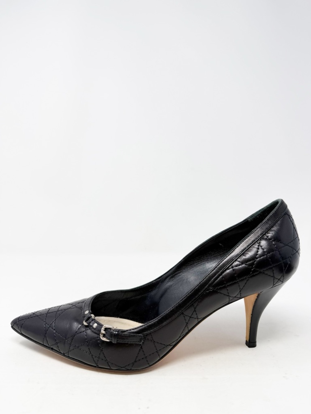 Dior Cannage Quilted Leather Pointed Toe Heels Womens Size EU 41 - Picture 8 of 10
